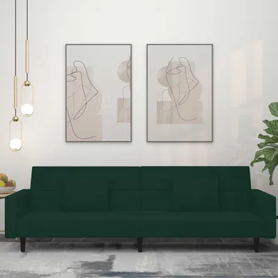 Produktbild von VidaXL 375818, Grün, Schaum, Kunststoff, Polyester, Holz, 2200 mm, 1000 mm, 520 mm