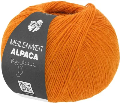 Produktbild von Lana Grossa - Meilenweit 100g Alpaca 2019 orange