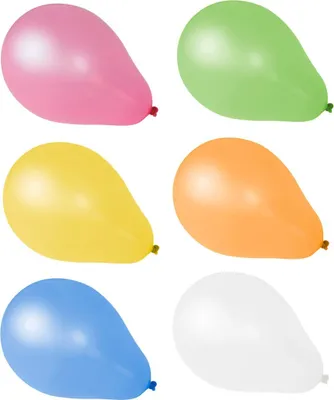 Produktbild von Fackelmann Wasserbomben Rio Party, Ballon für Geburtstage und Partys, hochwertiger Partyballon, vielseitiger Luftballon (Farbe: Gelb / Grün / Blau / Rosa / Weiß / Orange), Menge: 1 x 50er Set