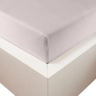 Produktbild von Traumschloss Premium Plus Edel-Jersey Spannbettlaken 90-120 x 200-220 cm silber (hell) 260g/m², 47,5% Mako Baumwolle, 47,5% Lyocell, 5% Elasthan