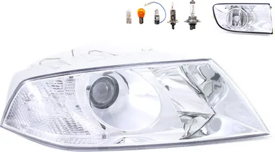 Produktbild von Scheinwerfer kompatibel zu Skoda Octavia 1Z 04-08 DE-H1 H7 R +Nebel+Leu. 1Z1941018Q 1Z1941018D 1Z1941016A 1Z0941702 1Z0941700 Johns