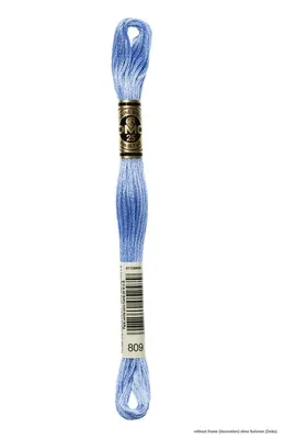 Produktbild von DMC Stickgarn Mouline Special 117MC -809, 6-fädig, 8m