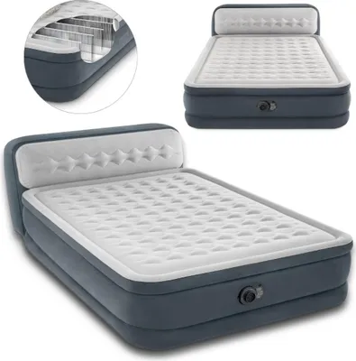 Zdjęcie produktu dla INTEX Materac dmuchany QUEEN ULTRA PLUSH z zagłówkiem