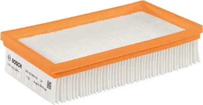 A Bosch air filter for a vacuum cleaner.