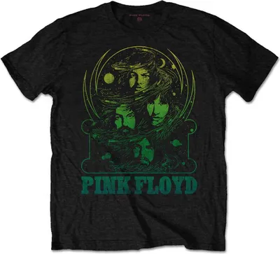 Produktbild von Pink Floyd Green Swirl Black M T-Shirt
