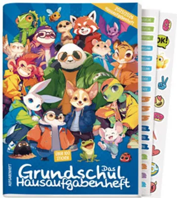 Produktbild von Das Grundschul-Hausaufgabenheft 25/26 A5 [Rasselbande] EM