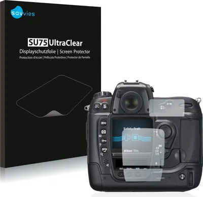 Produktbild von 6x Für Nikon D2X Schutzfolie Savvies Displayschutz Display Schutz Folie Klar Transparent