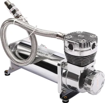 Produktbild von Auto-Kompressor - 12V tragbarer Luftkompressor/Reifenpumpe - 200 PSI Hochdruck - Für Auto und Reifenaufpumpen - Weiß