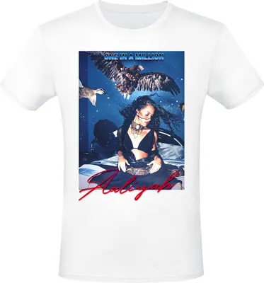 Produktbild von Aaliyah T-Shirt Herren One In A Million weiß M