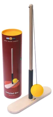 Produktbild von Mini Tischspiel mit Softball an Schnur, Maße 250x60x420 mm, ab 6 Jahren