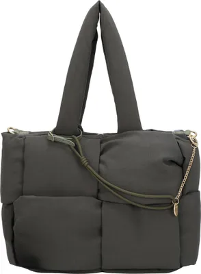 Image de Fritzi aus Preußen sac shopper sac à épaule Brigitte X Fritzi Weave Limited Puffed Sky Shopper Olivia vert foncé