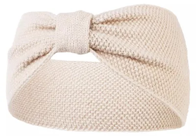 Produktbild von Damen Haarband - elegante Haaraccessoires - Strick Haarband - modisches Haarband - Kopfbedeckung mit Schleife