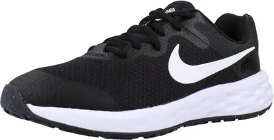 Produktbild von Nike Revolution 6 Kinder Laufschuh BLACK/WHITE-DK SMOKE GREY 36.5