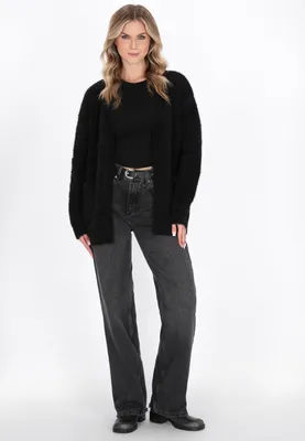 Image de Pull pour femme SAPORTA - noir, taille M/L