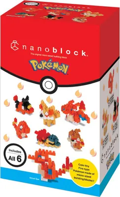 Produktbild von Pokemon nanoblock Bauset Pokemon Type Fire Set