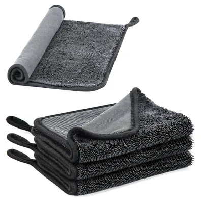 Image de Chiffon microfibre de 60 x 40 cm pour le nettoyage des vitres de voiture et autres surfaces