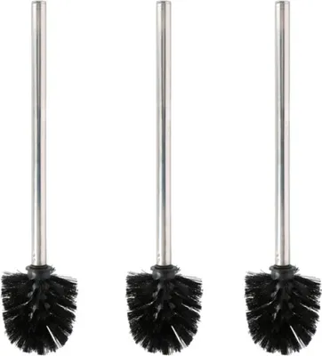 Produktbild von 3/6er Set Toilettenbürste WC Bürste Edelstahloptik Stiel