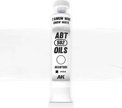Immagine prodotto di Dipartimento 502 AKABT001, pittura a olio, bianco titanio / bianco neve