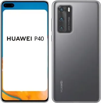Produktbild von cofi1453® Silikon Hülle Basic kompatibel mit Huawei P40 Case TPU Soft Handy Cover Schutz Transparent