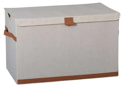 Immagine prodotto di Scatola portabiancheria Madelyn coperchio legno 62x38x39 cm