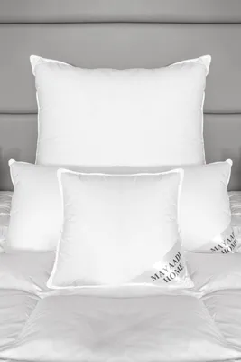 Produktbild von HS1 Kopfkissen 40x40 cm 300 Gramm Federkissen Kissen 100% Federn Mayaadi Home