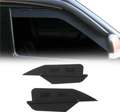 Image de Grille d'aération pour Fiat Doblo 2010-2021 MVN 263 2 pièces Noir