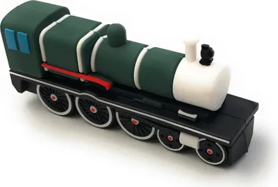 Produktbild von Onwomania Zug Lokomotive Lock Train Grün Funny USB Stick 8 GB USB 2.0