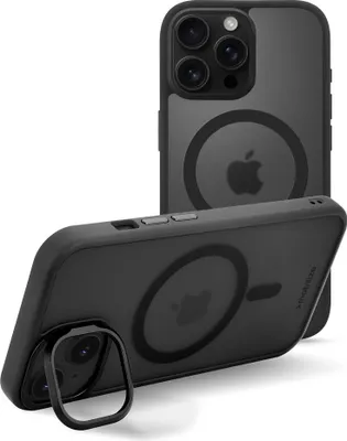 Produktbild von Mobilize Hybrid Pro iPhone 16 Pro Max MagSafe Hülle Hardcase Backcover Stoßfest - Schwarz