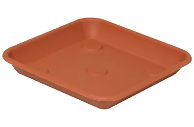Obrázek produktu pro PLASTECNIC S.p.a. Podmiska OMNIA TERRAE terracota hranatá 30x30cm