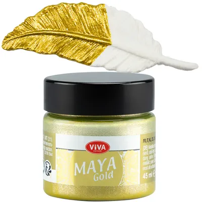 Produktbild von ViVA DECOR Maya Gold 45ml - Alt-Gold