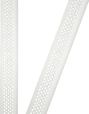 Produktbild von ProfileXXL PVC Abschlussprofil 2,5m x 25mm x 16mm, Abschlussleiste, Kantenschutz Weiß Putzschienen aus hart PVC, für Innen- & Außenputz