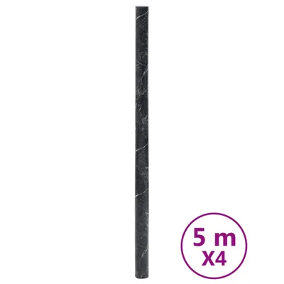 Produktbild von vidaXL Möbelfolien Selbstklebend Marmor-Optik Schwarz 90x500 cm PVC