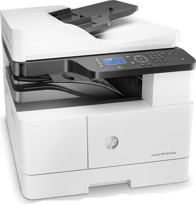 Productafbeelding van HP LaserJet MFP M443nda, Laser, Monochroom printen, 1200 x 1200 DPI, Monochroom kopiëren, A3, Zwart, Wit
