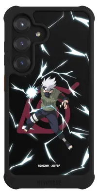 Produktbild von NIVOCASE Hülle für Samsung Galaxy S25  Stoßfeste Handyhülle NIVOmax Case Schwarz Naruto Shippuden Offizielles Lizenzprodukt Kakashi