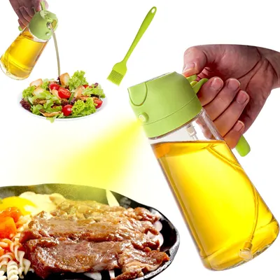 Öl-Sprühflasche 470 ml Glas – für Küche, Airfryer & Grillen