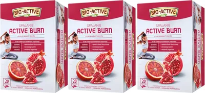 Produktbild von Abnehmen Tee 60 Teebeutel - Fettverbrenner Kräutertee Komplex Detox Big-Active