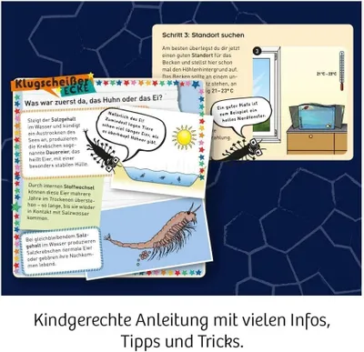Produktbild von Kosmos Wuselnde Salzkrebse, Experimentier-Set, Biologie, 8 Jahr(e), Mehrfarbig