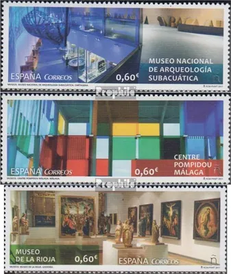 Produktbild von Briefmarken Spanien 2017 Mi 5144-5146 (kompl.Ausg.) postfrisch Museen