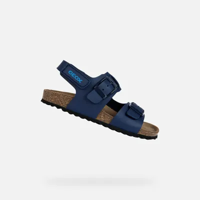 Produktbild von Geox Dunkelblaue Jungensandalen Ghita 25