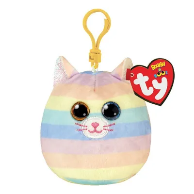 Productafbeelding van Ty Squish a Boo Clips, pluizige kat, 8 cm