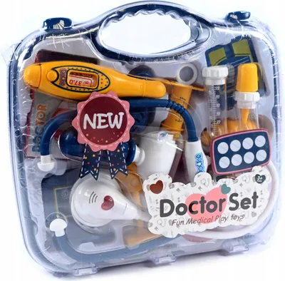 Zdjęcie produktu dla Zestaw Lekarza W Walizce Mały Doktor Szpital Dla Lalek Misiów