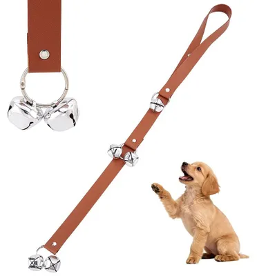 Produktbild von Hundetrainingstool für Stubenreinheit – Verstellbare Lederglocke