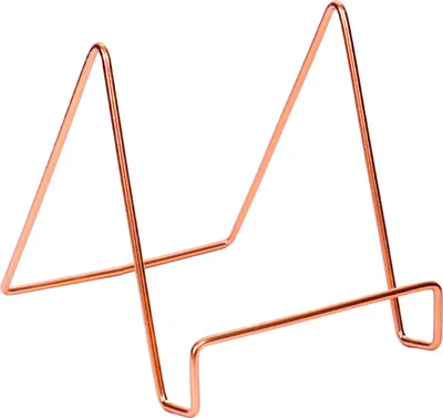 Immagine prodotto di QUVIO Fermalibro minimalista - Supporto per libri - Fermalibro per adulti - Portariviste - Moderno - Metallo - 15,5 x 13 x 14 cm - Oro rosa