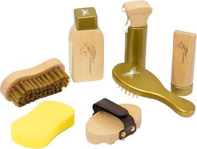 Produktbild von byAstrup Pflege-Set Hobby Horse Putzzeug Holzoptik