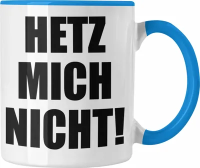 Produktbild von Trendation - Trendation - Hetz Mich Nicht Tasse Geschenk für Kollegen Kollegen Arbeit Bürotasse für Beste Kollegin (Blau)
