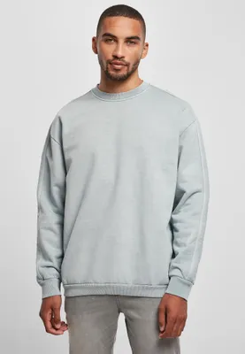 Produktbild von Urban Classics TB4956 | Heavy Terry Garment Dye Crew Herrenpuli - Farbe: summerblue - Größe: 5XL