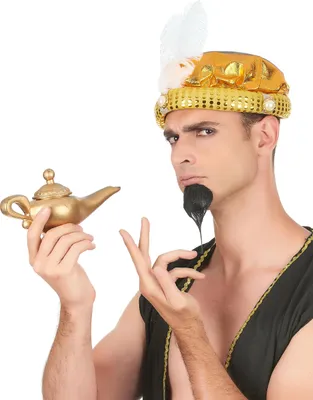 Obrázok produktu pre Sultánsky turban klobúk pre dospelých zlatý