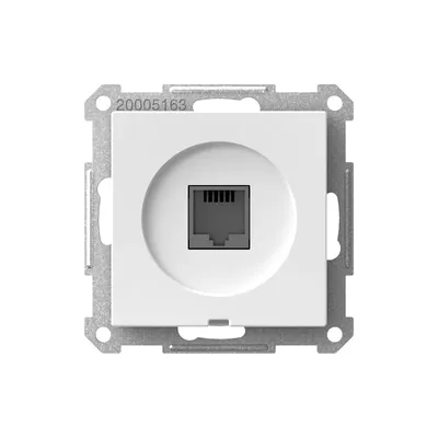 Produktbild von Elso Telefonanschlussdose RJ45 / 1x8polig Exxact Weiss WDE002441