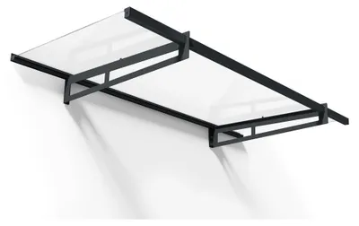 Produktbild von Palram - Canopia Vordach Eifel 2050 Anthrazit 93x205x19 cm
