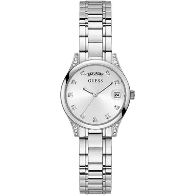 Produktbild von Guess GW0385L1 Damen-Armbanduhr, Edelstahl-Gehäuse, Metall-Armband